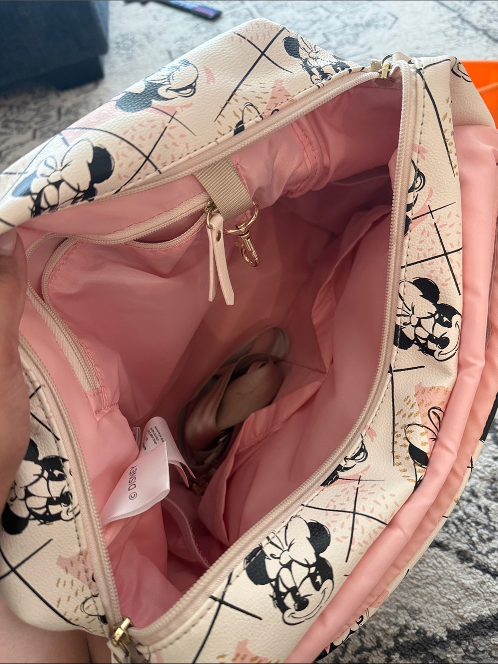 Petunia Pickle Bottom Minnie Mouse diaper bag - Picture 2 of 4